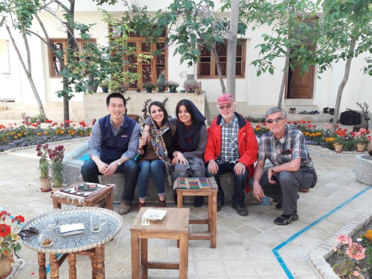 New Friends at the Hostel, Isfahan