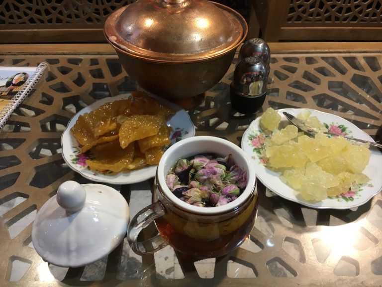 Rosewater Tea and Sweets