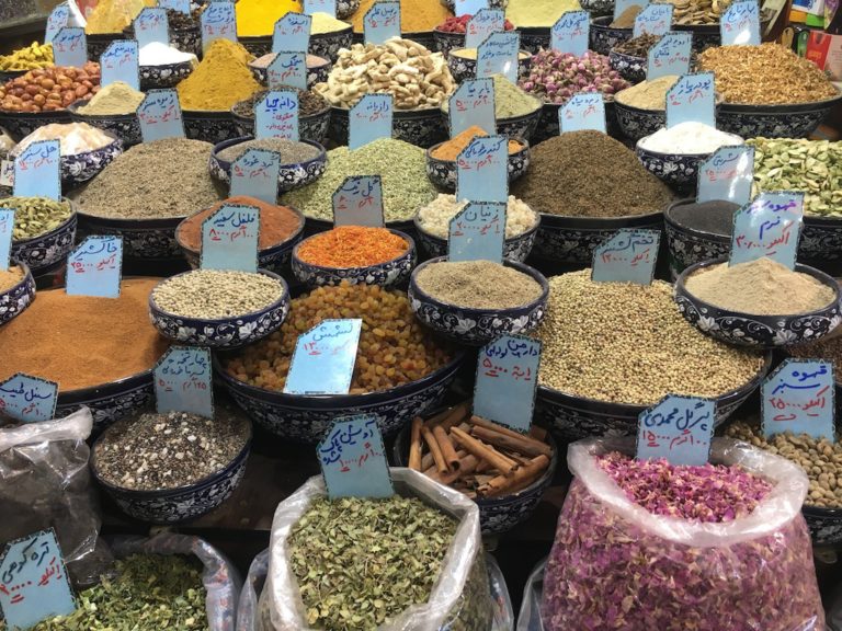 Spices at the Bazaar, Tehran