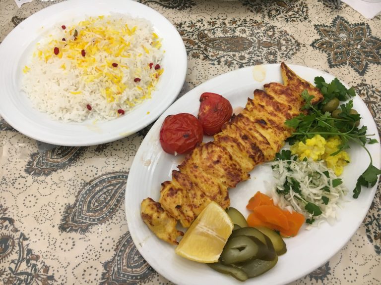 Saffron Chicken Kabob