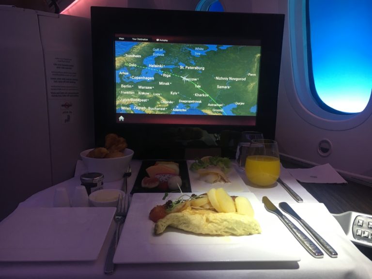 Qatar Airways, Doha to Oslo
