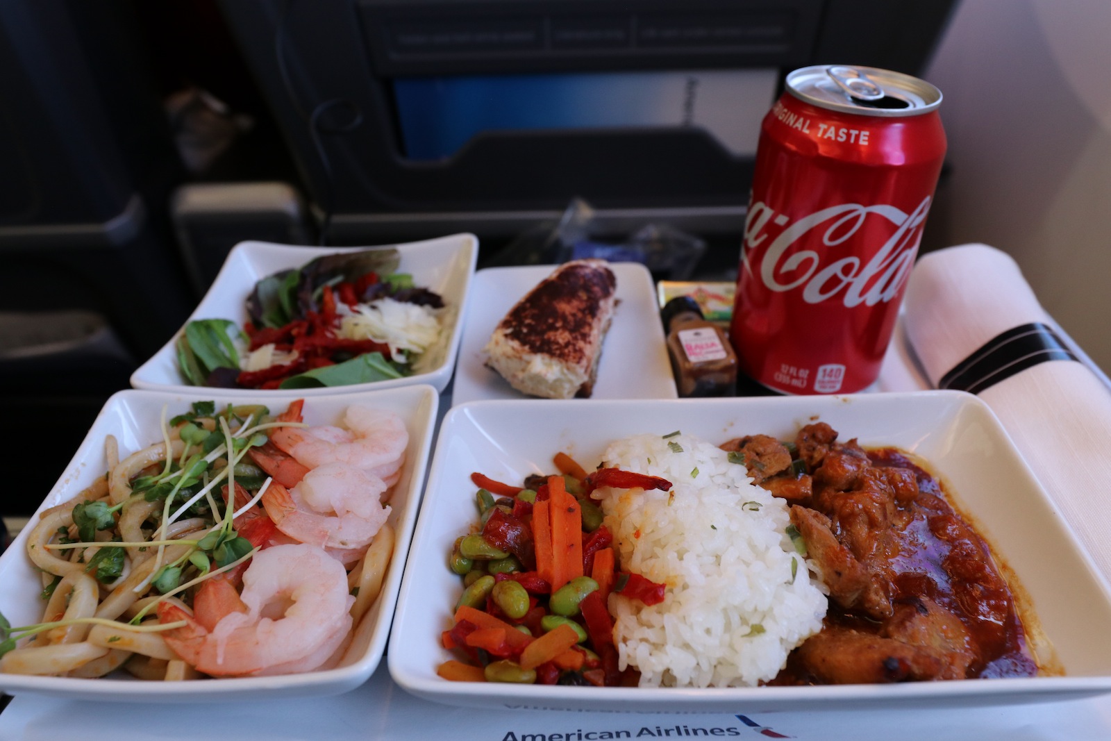 American Airlines, Los Angeles to Beijing