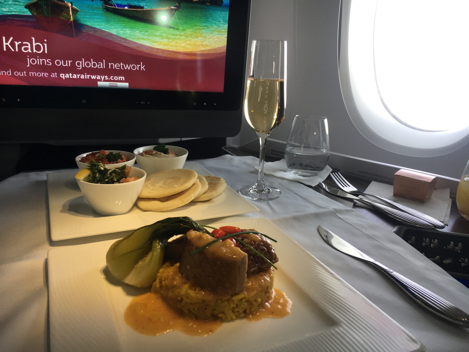 Qatar Airways, Singapore to Doha