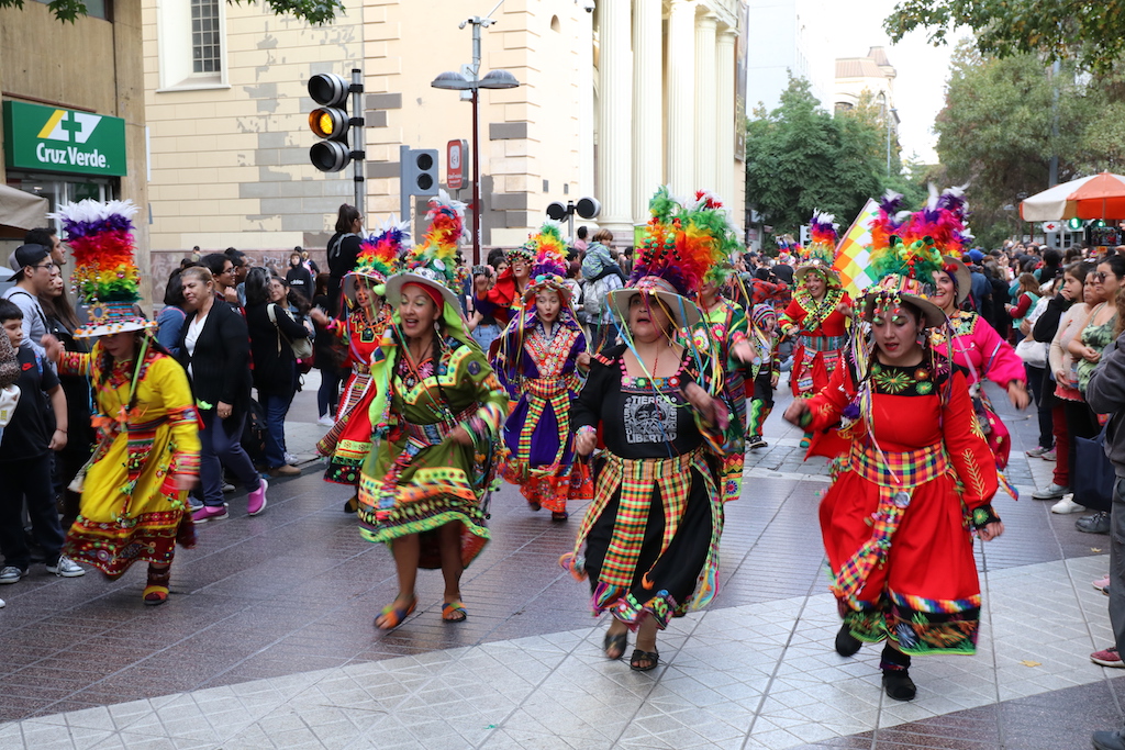 Chilean cultural parade in Santiago