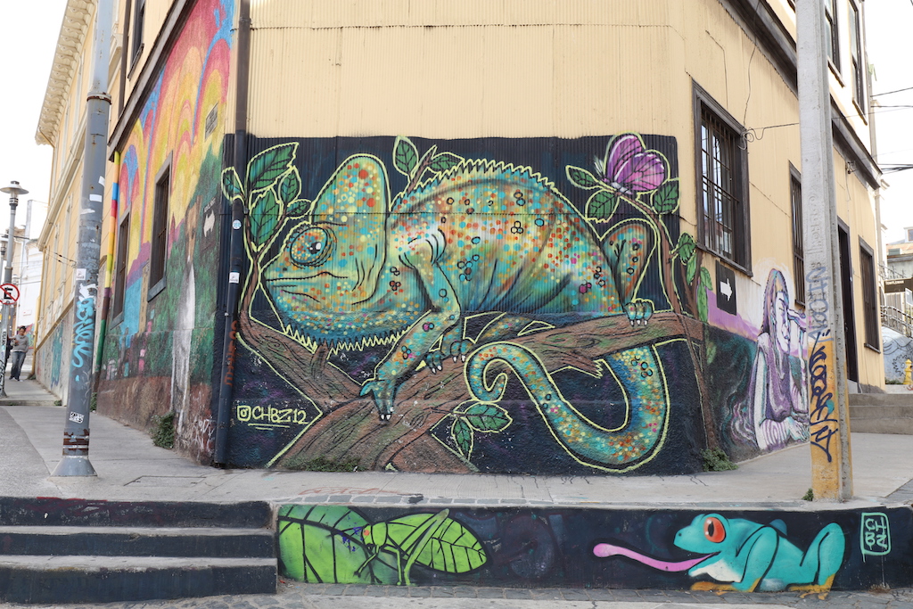 Street art in Valparaíso