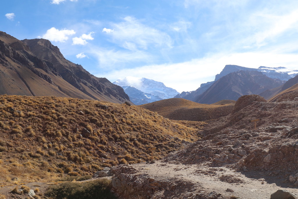 Andes Mountains Aconcagua Peak