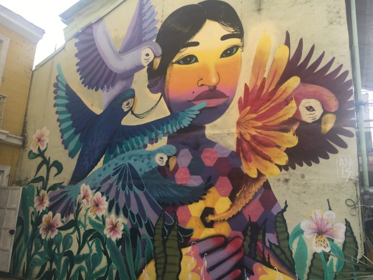 Street art in Valparaíso